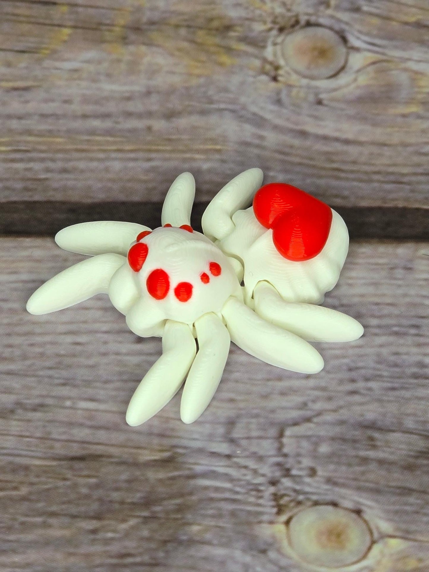 Valentine's Day Heart Spider Decor - Unique Gift, Handmade Cute Spider Ornament, Romantic Home Decor, Creepy-Cute Valentine's Decoration