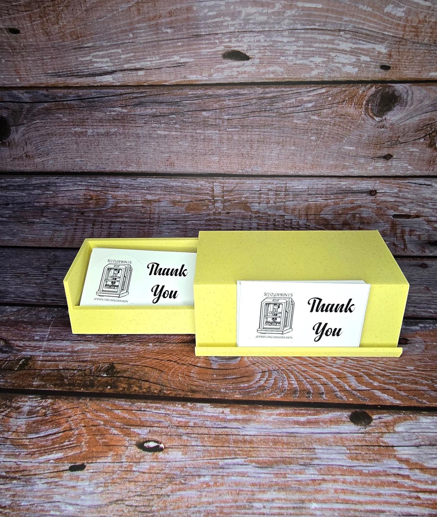 Elegant Business Card Holder | Stylish Card Organizer | Handmade Gift for Professionals | Office Decor