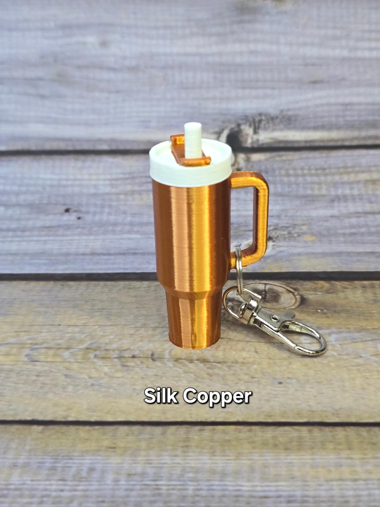 Miniature Tumbler Keychain – Cute Mini Cup Keychain, Personalized Drink Cup Charm, Gift for Coffee & Boba Lovers