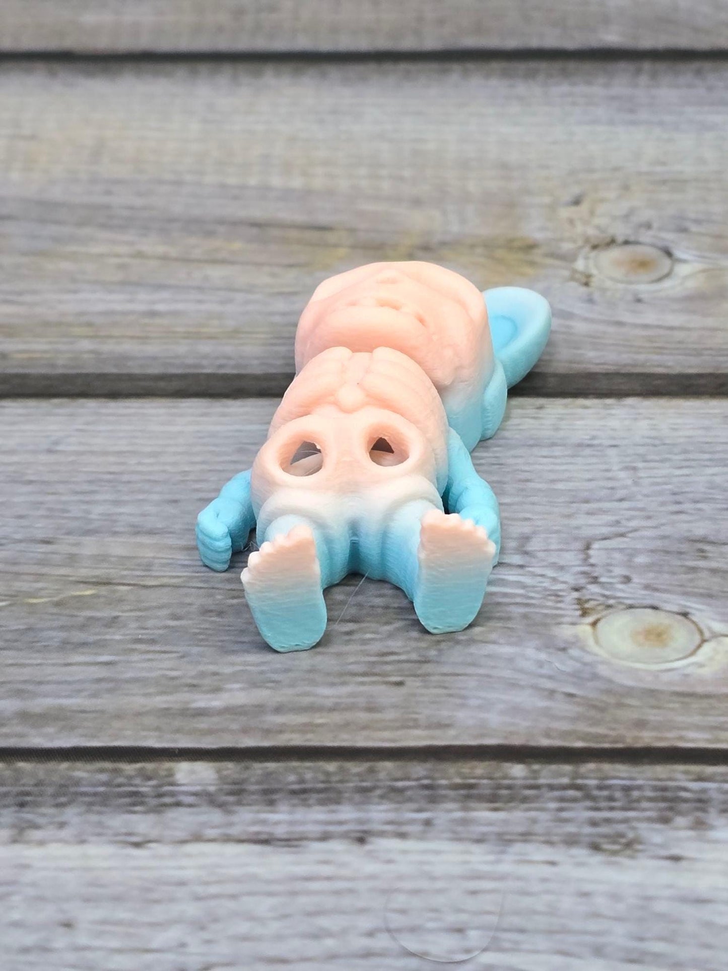 Articulated Tiny Easter Skeleton - Handmade Miniature Skeleton Figurine for Easter Decor, Unique Gift Idea