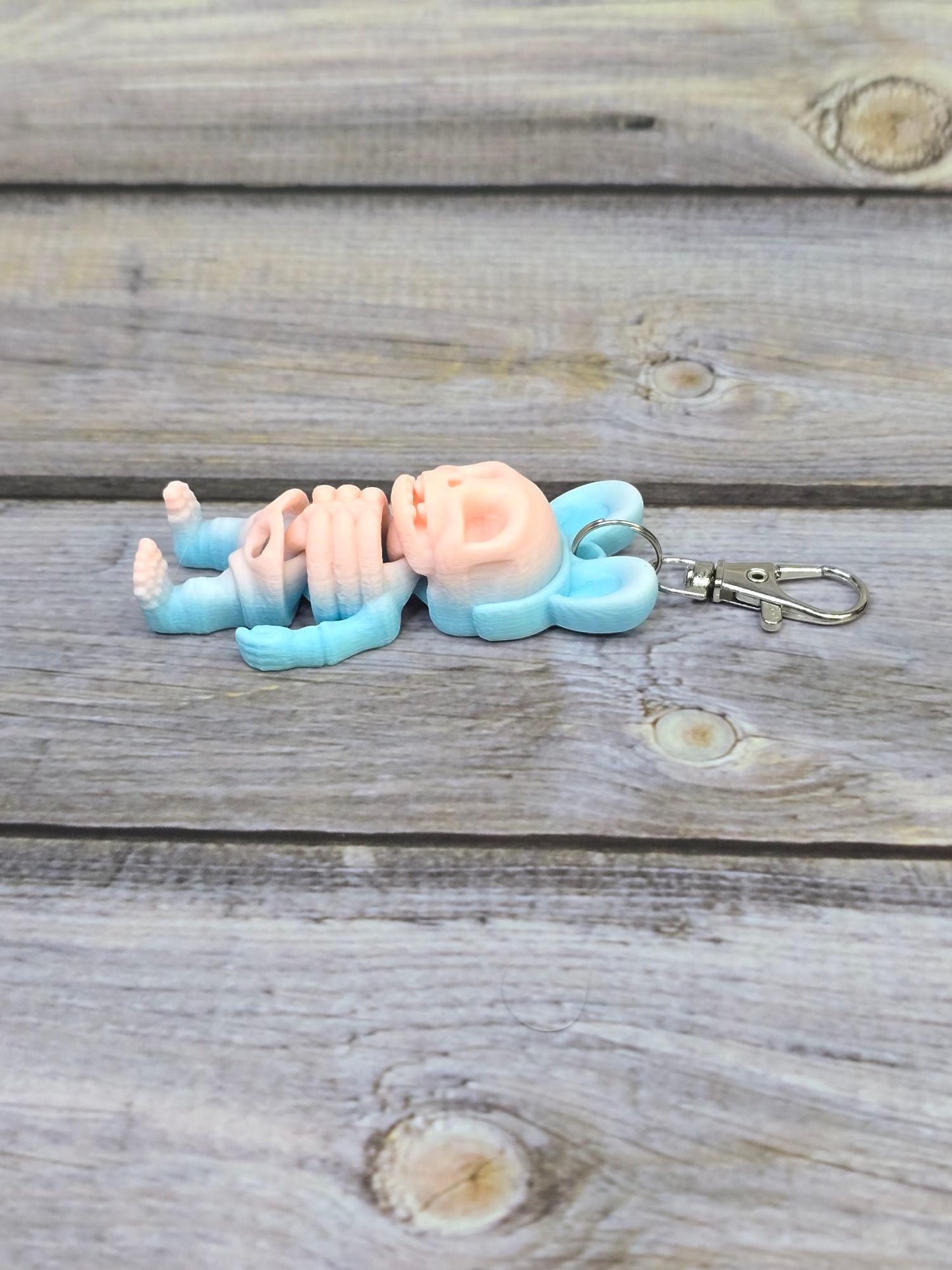 Articulated Tiny Easter Skeleton - Handmade Miniature Skeleton Figurine for Easter Decor, Unique Gift Idea