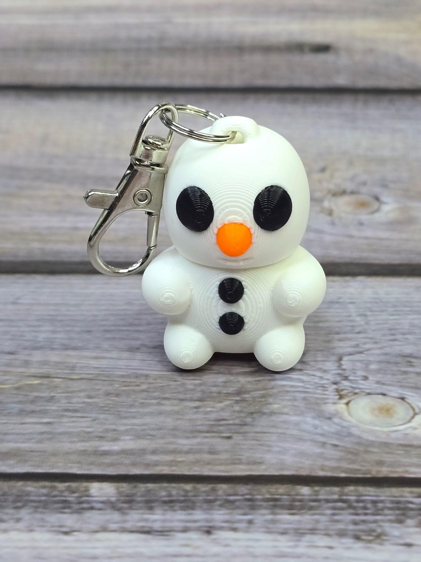 3D Printed Snowman Christmas Ornament - Festive Holiday Decor