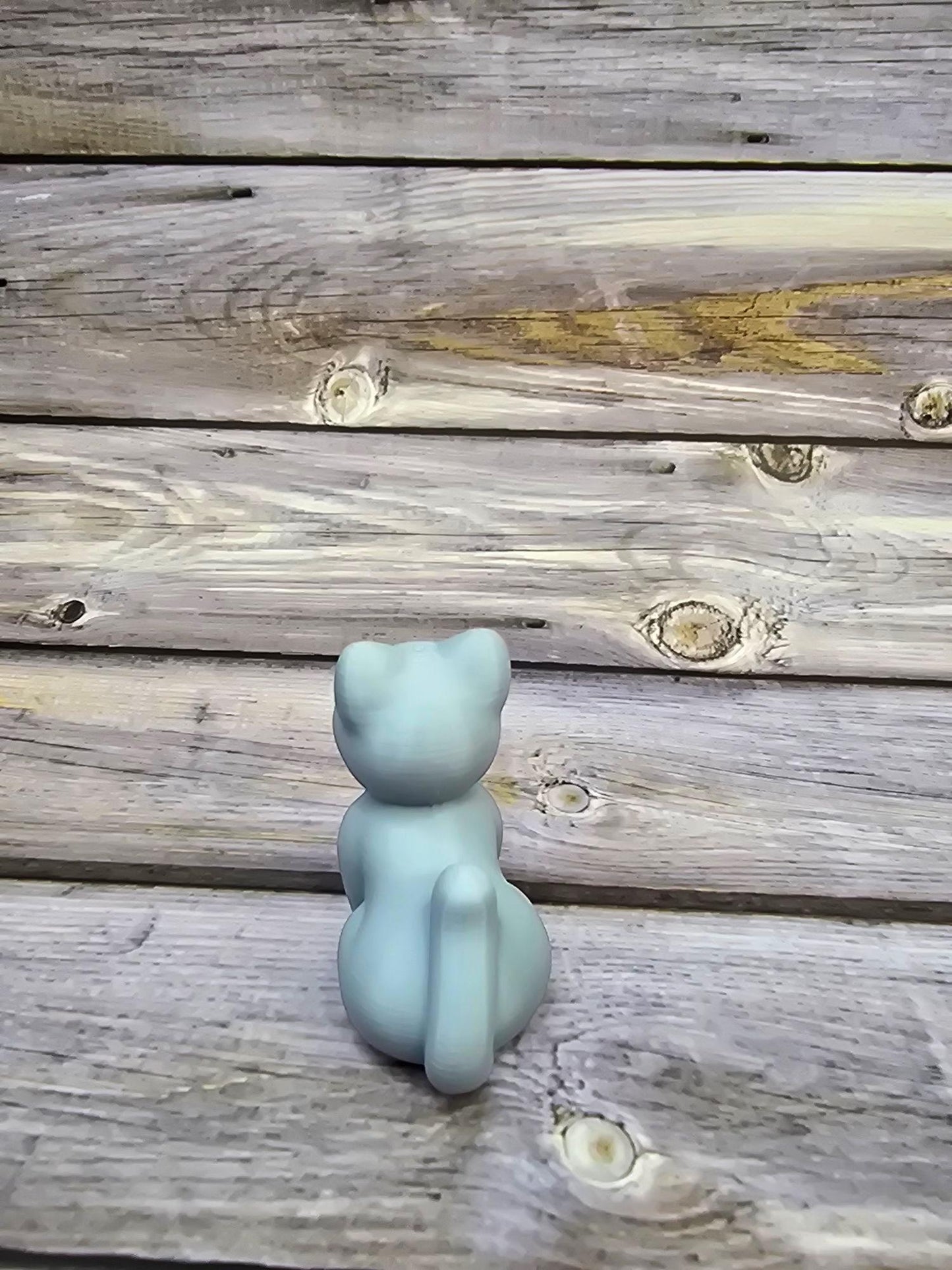 Handmade Cat Sculpture – Whimsical Ceramic Cat Statue – Unique Feline Decor – Gift for Cat Lovers