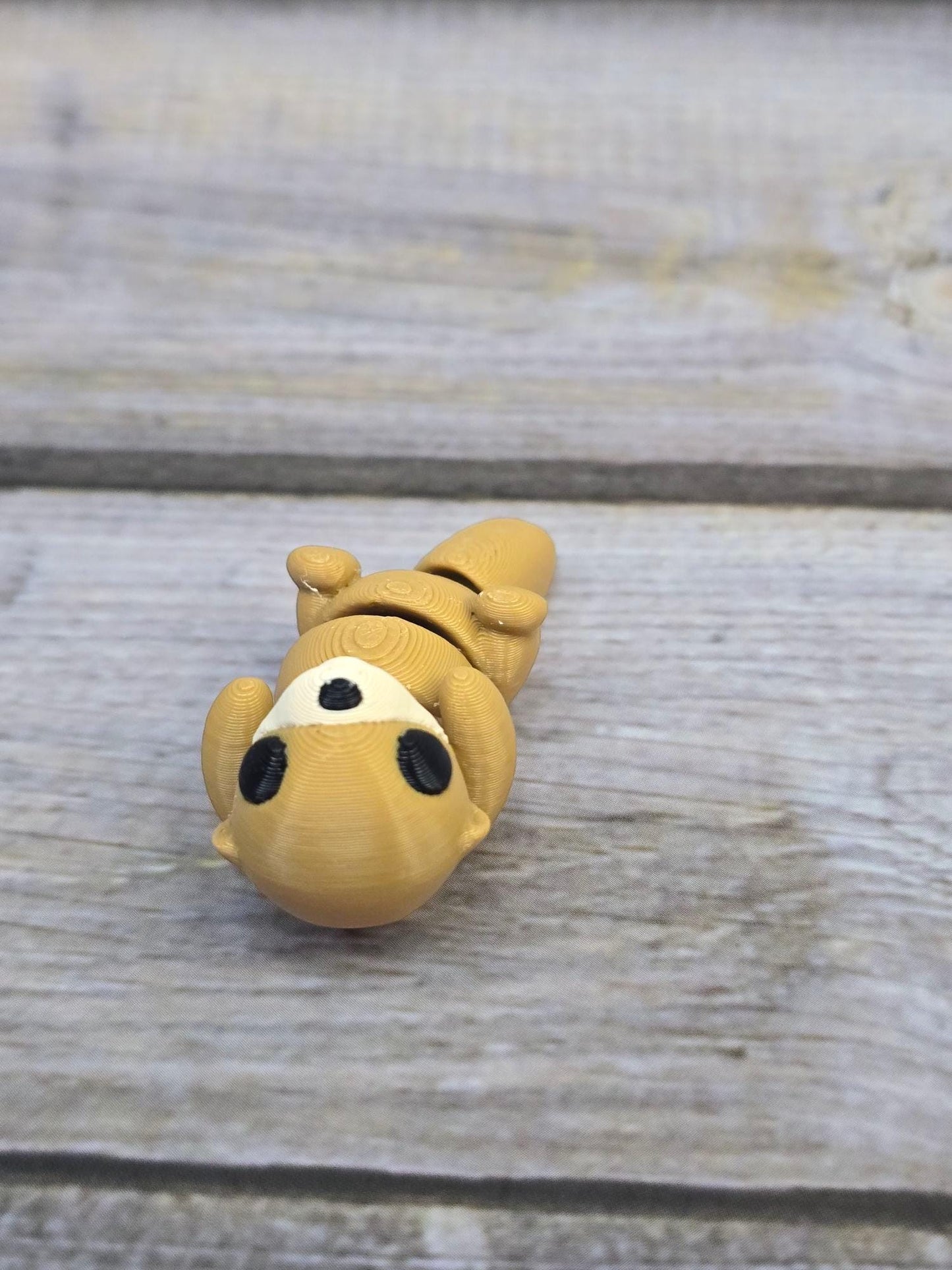 Articulated 3D Printed Baby Otter – Belly Up Pose – Cute Fidget Toy – Adorable Otter Figurine – Desk Companion – Gift for Animal Lovers