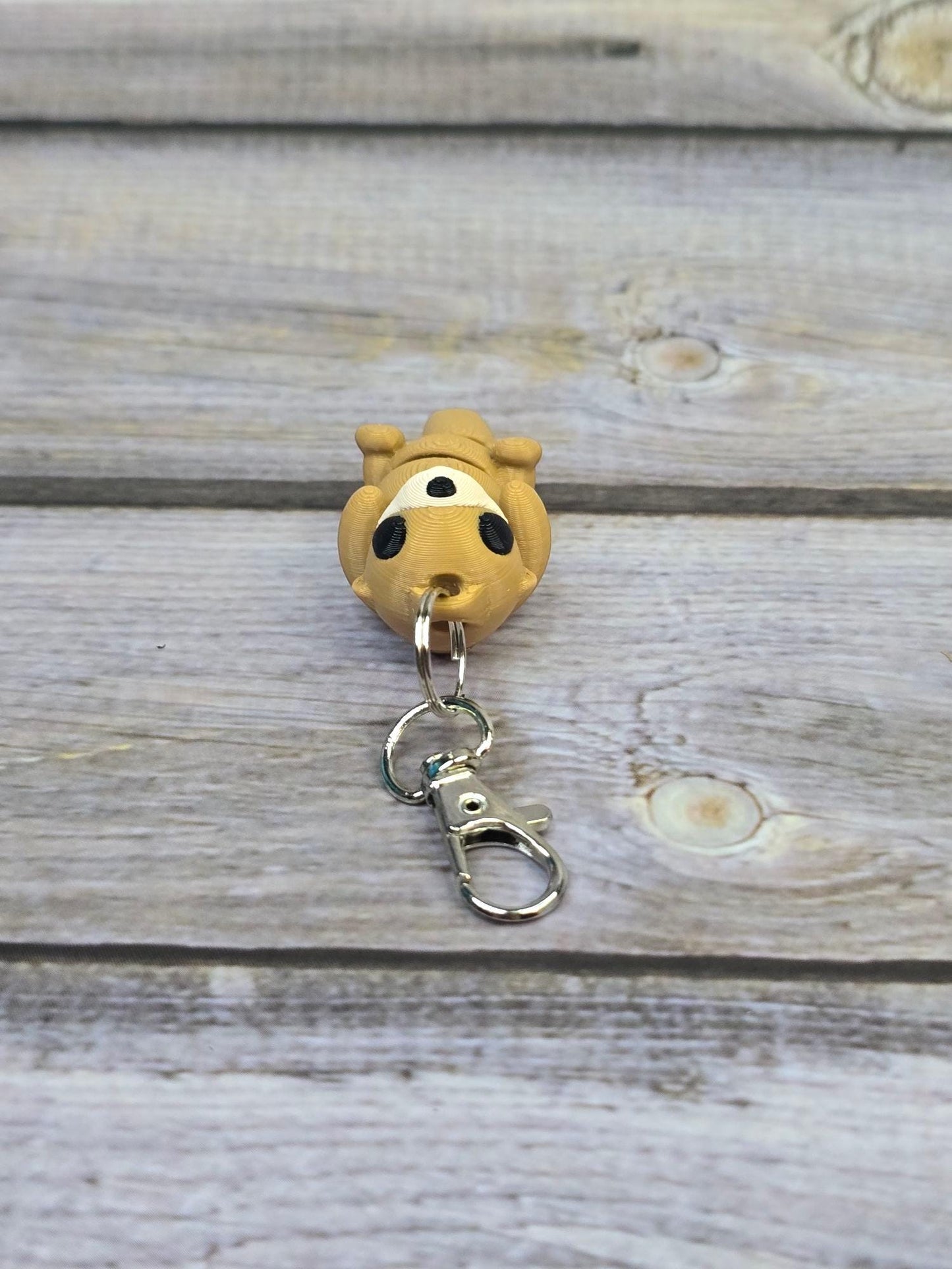 Articulated 3D Printed Baby Otter – Belly Up Pose – Cute Fidget Toy – Adorable Otter Figurine – Desk Companion – Gift for Animal Lovers