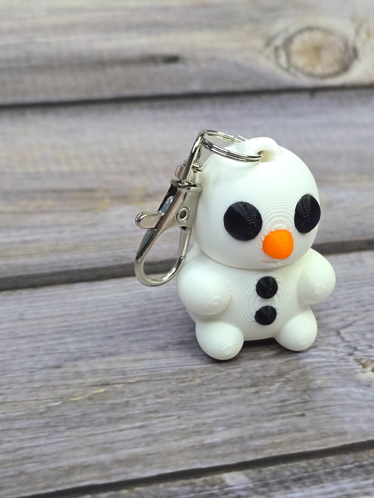 3D Printed Snowman Christmas Ornament - Festive Holiday Decor