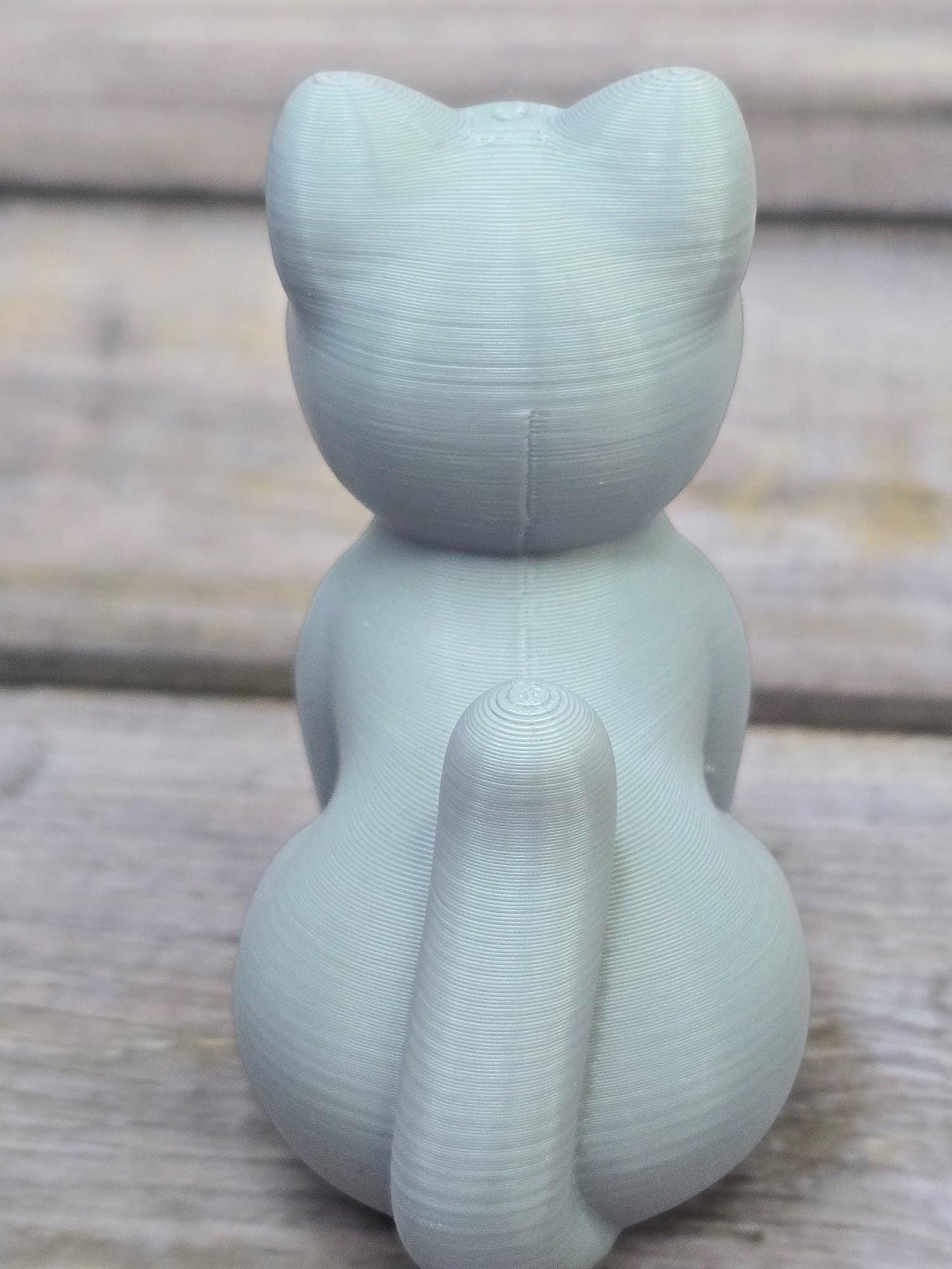 Handmade Cat Sculpture – Whimsical Ceramic Cat Statue – Unique Feline Decor – Gift for Cat Lovers