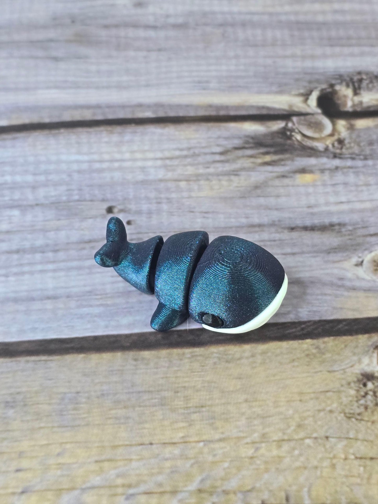 Adorable 3D Printed Whale ā Articulated Sea Animal Figurine