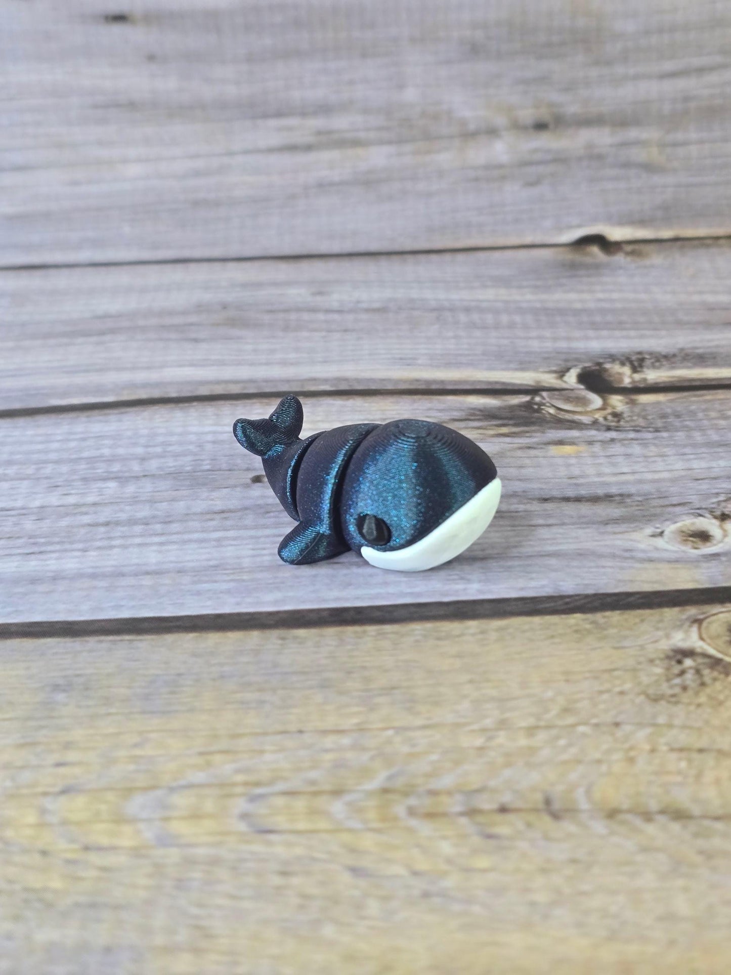 Adorable 3D Printed Whale ā Articulated Sea Animal Figurine