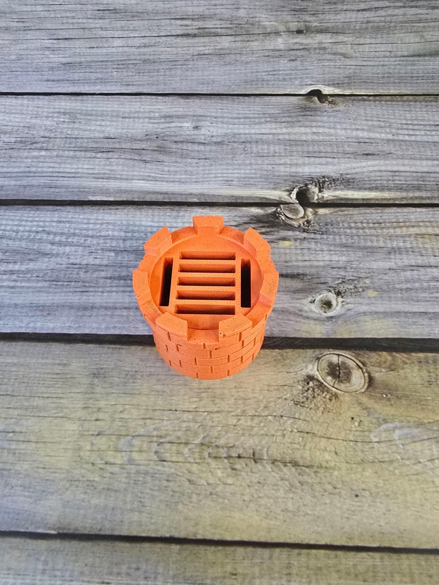 3D Printed Castle Game Cartridge Holder – Retro Tower Organizer for Game Storage