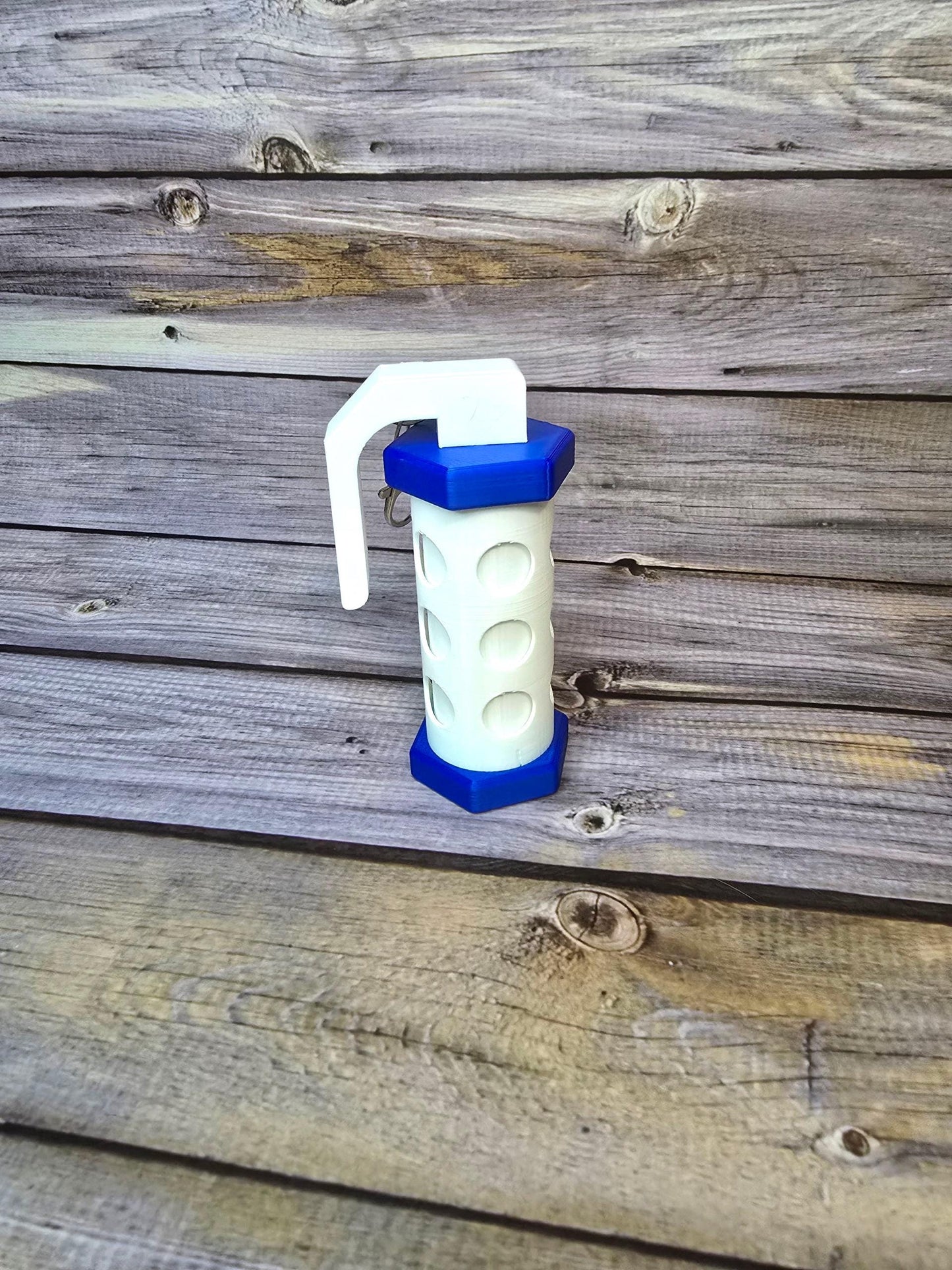 Stash Bang – 3D Printed Grenade-Inspired Secret Storage Container | Novelty Keychain with Hidden Compartment