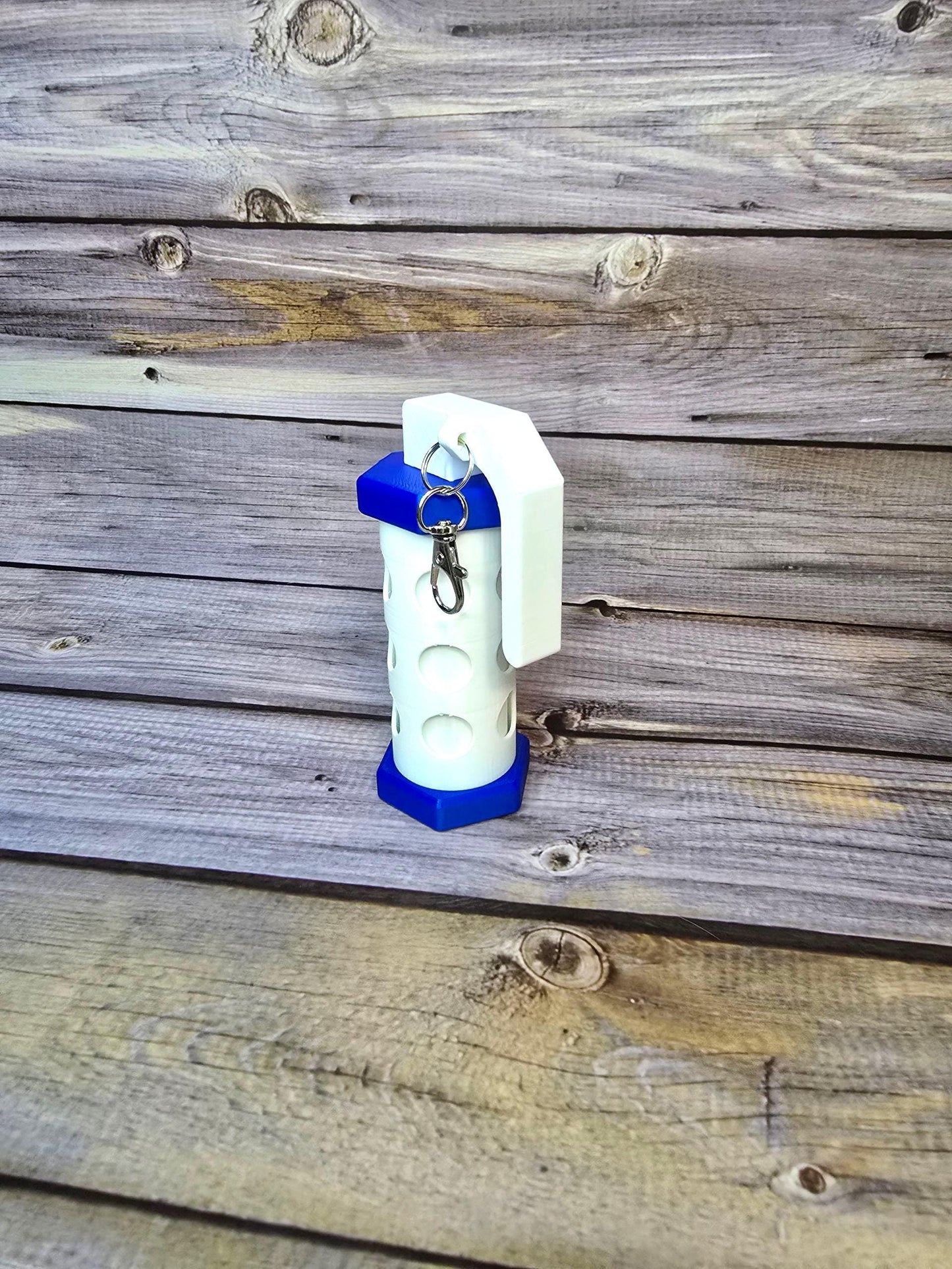 Stash Bang – 3D Printed Grenade-Inspired Secret Storage Container | Novelty Keychain with Hidden Compartment