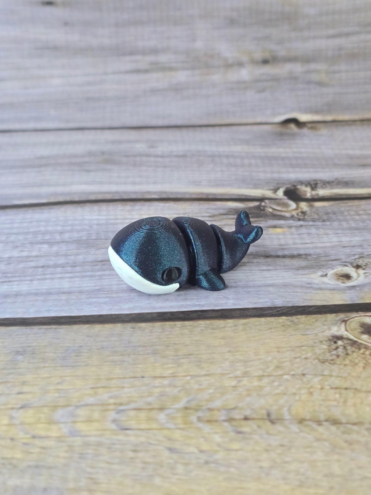 Adorable 3D Printed Whale ā Articulated Sea Animal Figurine