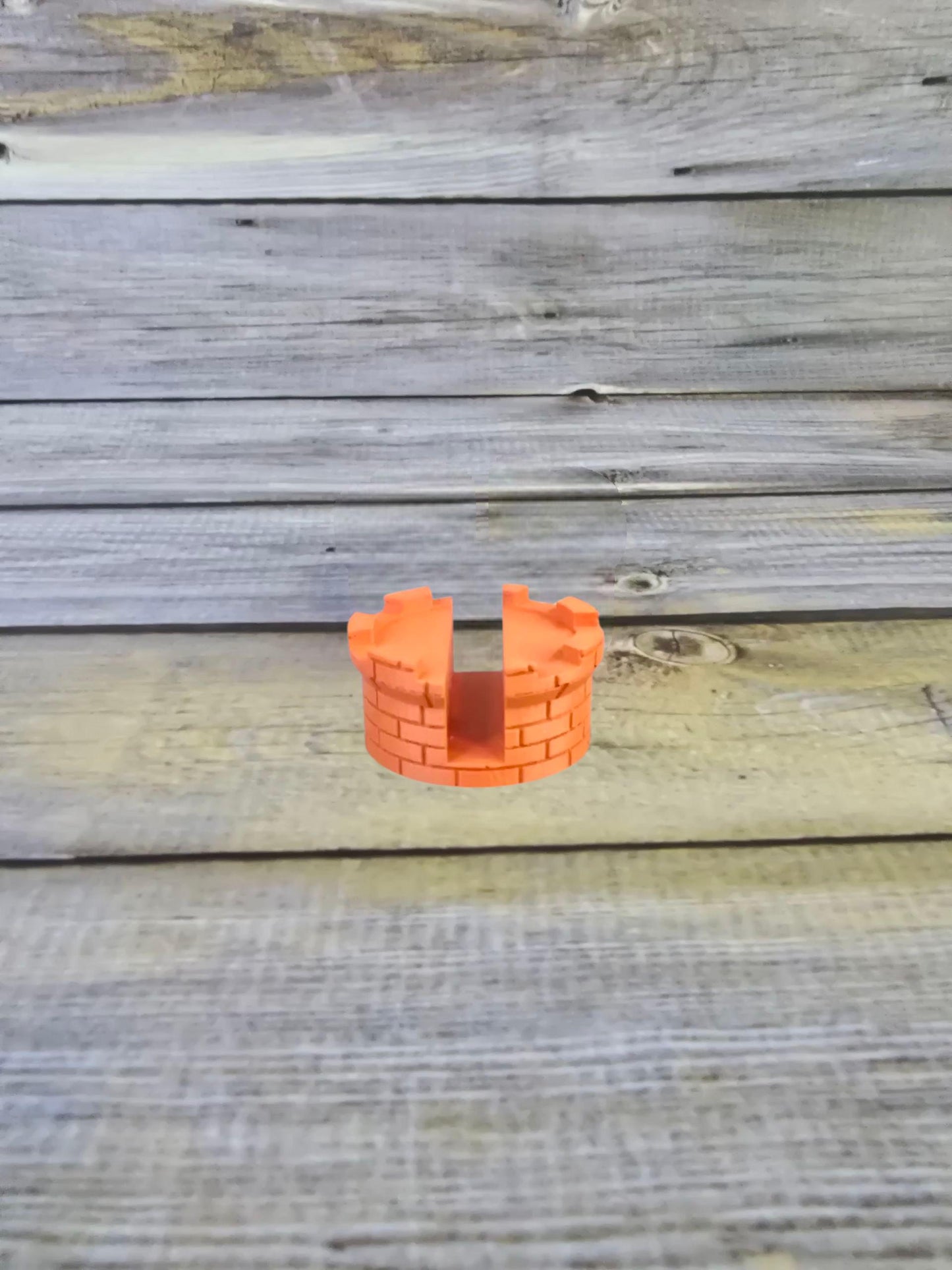 3D Printed Castle Tower Card Holder – Medieval Business Card or Note Display Stand