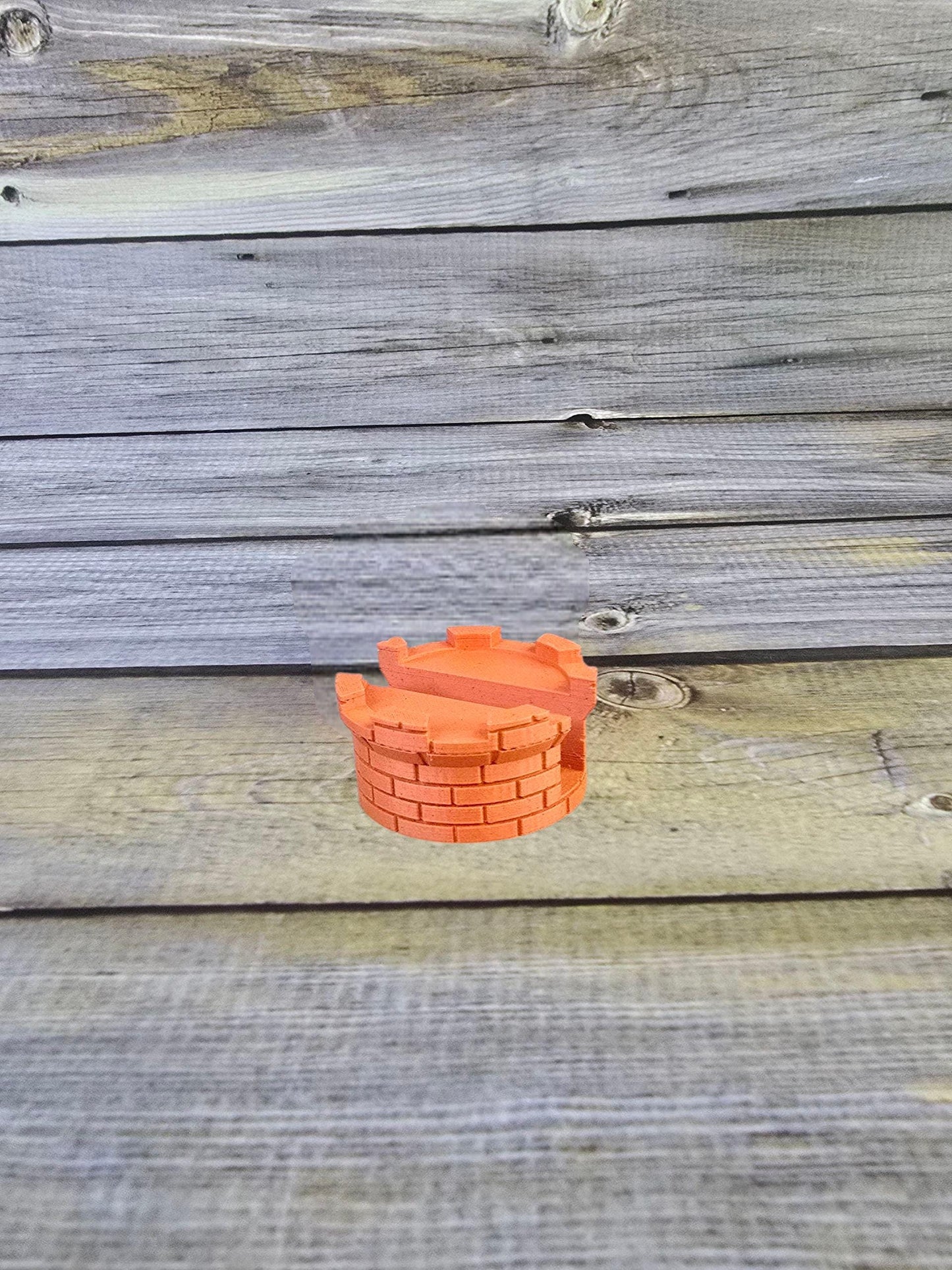 3D Printed Castle Tower Card Holder – Medieval Business Card or Note Display Stand