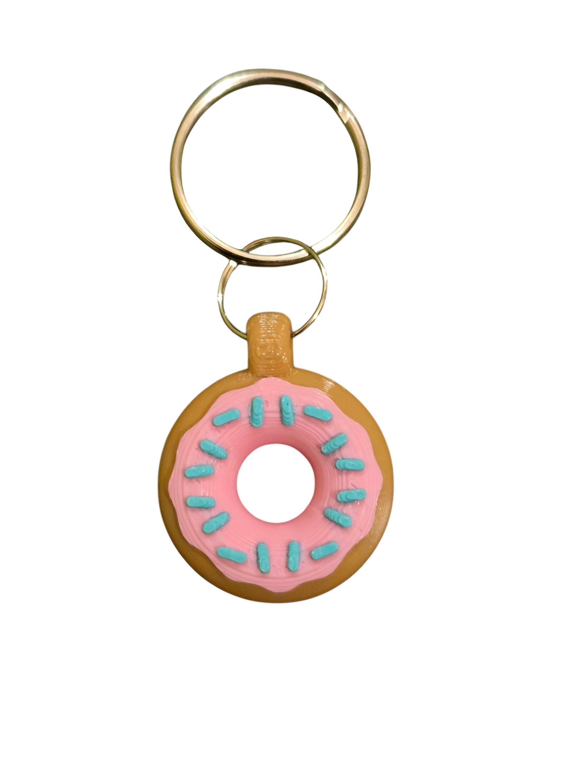 Donut keychain | Mini Sprinkled Donut -