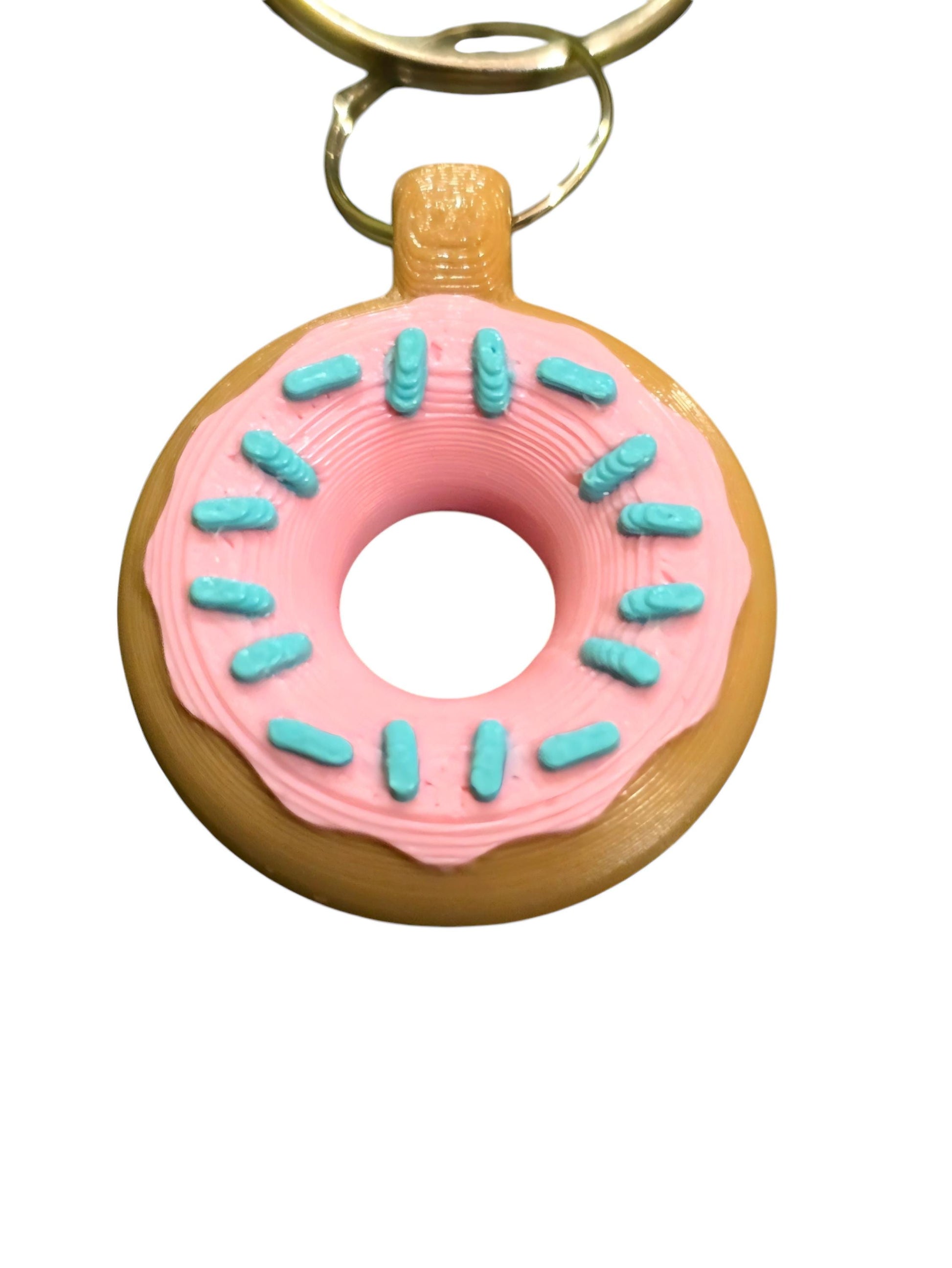 Donut keychain | Mini Sprinkled Donut -