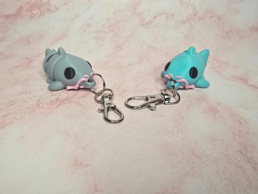 3D Printed Catfish Keychain - Unique Fish Lover Accessory