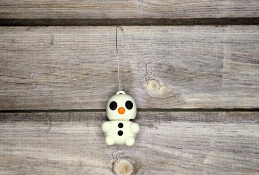 3D Printed Snowman Christmas Ornament - Festive Holiday Decor