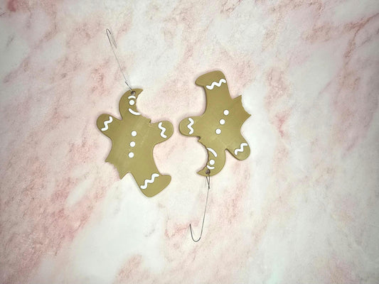 3D Printed Gingerbread Man Ornament – Cute Holiday Accessory, Unique Christmas Gift, Stocking Stuffer Idea