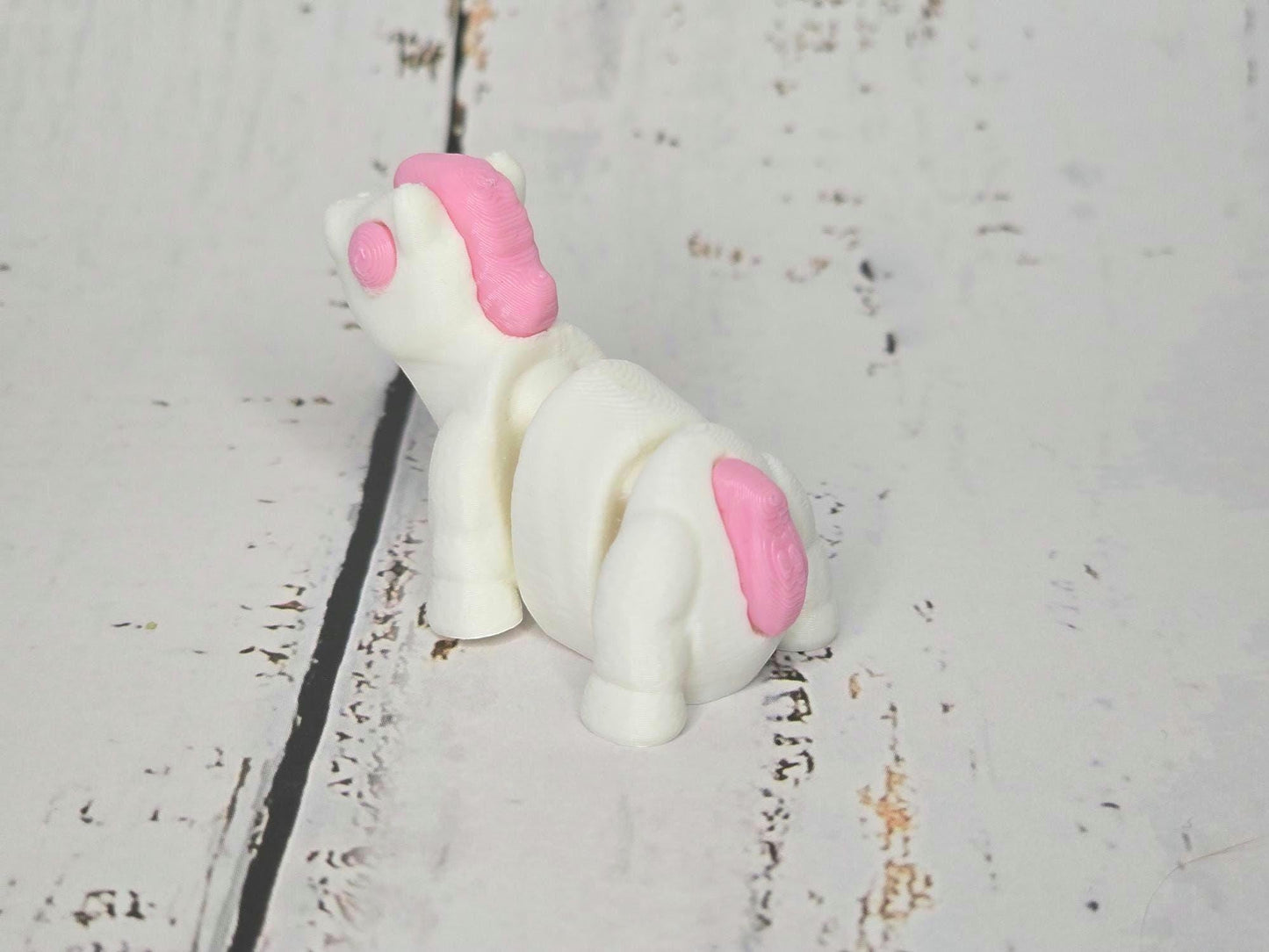 Mini Articulated 3D Printed Horse - Flexible Figurine - Posable Toy - Unique Gift - Desk Decor