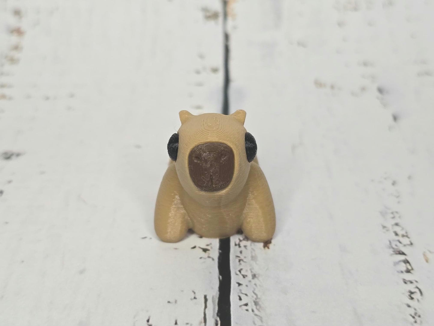 3D Printed Mini Articulated Baby Capybara - Cute Flexible Toy Gift