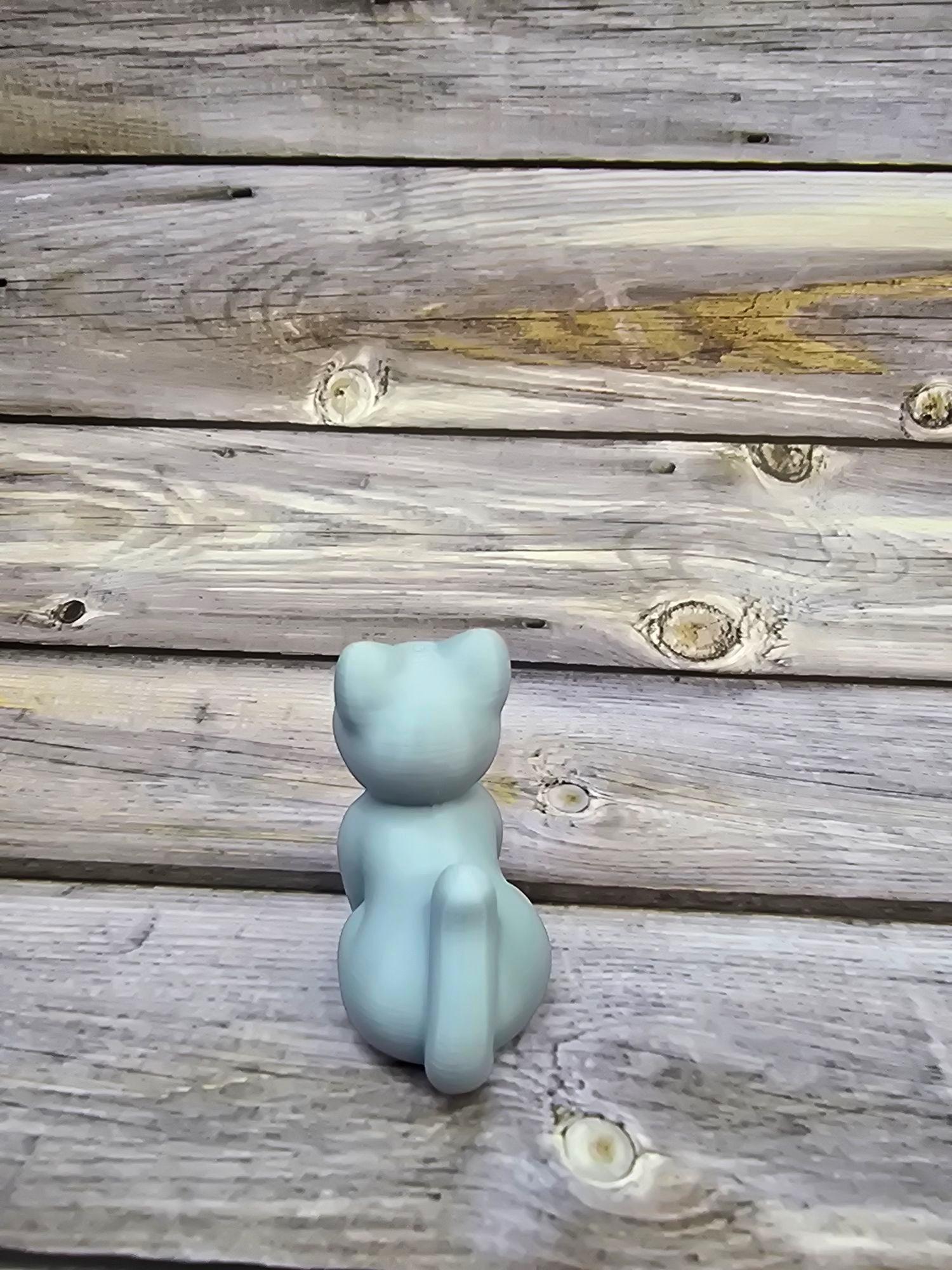 Handmade Cat Sculpture – Whimsical Ceramic Cat Statue – Unique Feline Decor – Gift for Cat Lovers
