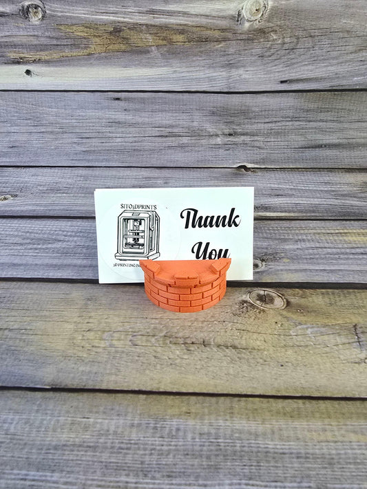 3D Printed Castle Tower Card Holder – Medieval Business Card or Note Display Stand