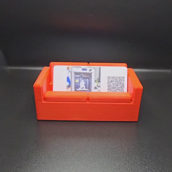 3D-Printed business card holder, Couch Business card holder, Business Card Holder, Business Card Display, Card Storage