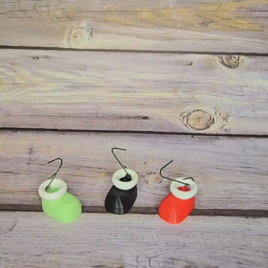 Festive 3D-Printed Christmas Shoes Ornament - Unique Holiday Decor - Perfect Stocking Stuffer - Handcrafted Xmas Gift for Tree or Home Decor