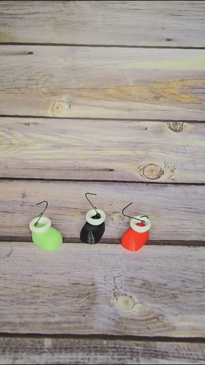Festive 3D-Printed Christmas Shoes Ornament - Unique Holiday Decor - Perfect Stocking Stuffer - Handcrafted Xmas Gift for Tree or Home Decor